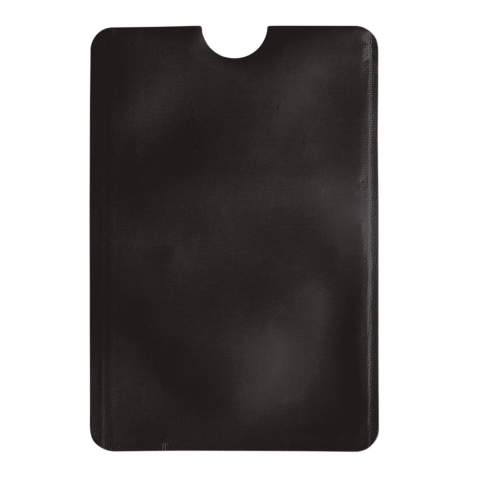 Soft Case Kartenhalter für EC-Karten mit RFID Schutz damit der Chip von Unbefugten nicht gelesen werden kann. Der Kartenhalter ist aus dünnem Material und einfach in einem Portemonnaie zu verstauen.