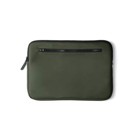 Elegante Laptop-Tasche, die Ihren Computer vor Beschädigungen und Nässe schützt. Aus einem leichten, wasserabweisenden Nubuk-PU-Gewebe mit eleganter matter Außenseite und Innenfutter aus leichtem Synthetik-Gewebe gefertigt. Geeignet für Laptops bis zu 14 Zoll. Bitte beachten Sie, dass die Bildschirmmaße nicht mit den Maßen des gesamten Computers übereinstimmen.<br /><br />FitsLaptopTabletSizeInches: 14.0