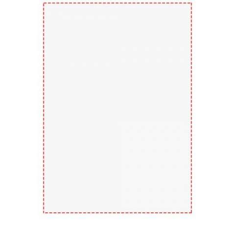 Bloc-notes Desk-Mate® A4 blanc avec des feuilles de papier vierge de 80 g/m². Marquage possible sur chaque feuille. 3 tailles disponibles  (25/50/100 feuilles).