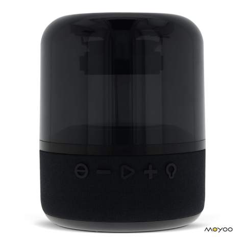 Ce haut-parleur sans fil festif est le gadget incontournable d'aujourd'hui au bureau ou à la maison. Avec ce haut-parleur 10W transparent  vous pouvez profiter d'un spectacle de lumière n'importe où. Imprimez votre logo de manière subtile - quel beau cadeau !