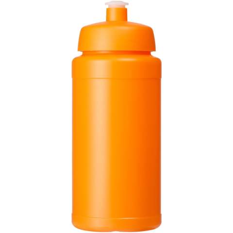 Enkelwandige sportfles. Met een morsvrije deksel met duw-en-trek mondstuk. Volumecapaciteit is 500 ml. Mix en match kleuren om je perfecte fles te maken. Neem contact op met ons voor meer kleuropties. Gemaakt in het Verenigd Koninkrijk. BPA-vrij. Voldoet aan EN12875-1 en is vaatwasmachinebestendig.