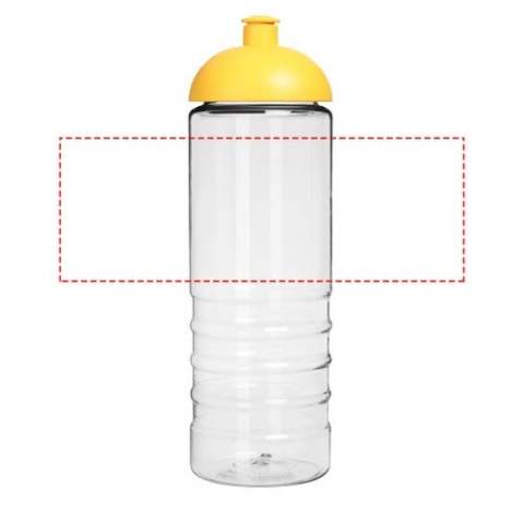 Einwandige Sportflasche mit geripptem Design. Verfügt über einen auslaufsicheren Deckel mit Push-Pull-Tülle. Das Fassungsvermögen beträgt 750 ml. Mischen und kombinieren Sie Farben, um Ihre perfekte Flasche zu kreieren. Kontaktieren Sie uns bezüglich weiterer Farboptionen. Hergestellt in Großbritannien. Verpackt in einem kompostierbaren Beutel. BPA-frei.