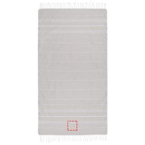 The Anna 150 g/m² cotton hammam towel is made of 100% cotton, is soft and absorbent and have multiple uses. The towel dries quickly and is lightweight, making it easy to carry with you.  Certified STANDARD 100 by OEKO-TEX®.