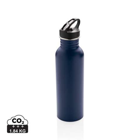 Bouteille étanche 710ml en acier inoxydable 18/8, légère et de taille parfaite pour un usage quotidien. Le bouchon sport vous permet de siroter rapidement une gorgée pendant l'exercice. Utilisation pour de l'eau froide uniquement.