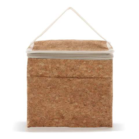 Kühltasche Kork quadratisch 22x18x18cm Diese quadratische Kühltasche aus Korkmaterial ist ideal, um Ihre Sachen kühl zu halten. Mit Tragegriff.