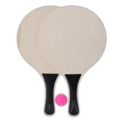 Tennis set suitable for playing on the beach, in the park or garden. With this multifunctional set, there is also the possibility to do play a relaxed board game. Challenge your friends to a game for the mind or a more active game of tennis!