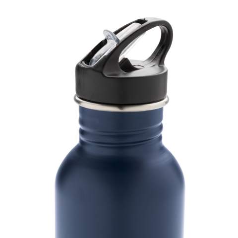 Bouteille étanche 710ml en acier inoxydable 18/8, légère et de taille parfaite pour un usage quotidien. Le bouchon sport vous permet de siroter rapidement une gorgée pendant l'exercice. Utilisation pour de l'eau froide uniquement.