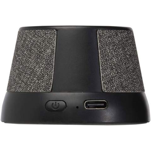 Enjoy music wherever you go with the Horna 3W magnetic wireless speaker, made from recycled plastic. This compact speaker features a built-in magnet that attaches securely to flat metal surfaces or the back of iPhones 12 and newer. For other wireless charging enabled smartphones without a magnetic function, simply use the included metal ring sticker. Connect effortlessly via Bluetooth® and enjoy high-quality sound on the move.