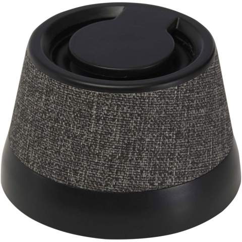 Enjoy music wherever you go with the Horna 3W magnetic wireless speaker, made from recycled plastic. This compact speaker features a built-in magnet that attaches securely to flat metal surfaces or the back of iPhones 12 and newer. For other wireless charging enabled smartphones without a magnetic function, simply use the included metal ring sticker. Connect effortlessly via Bluetooth® and enjoy high-quality sound on the move.