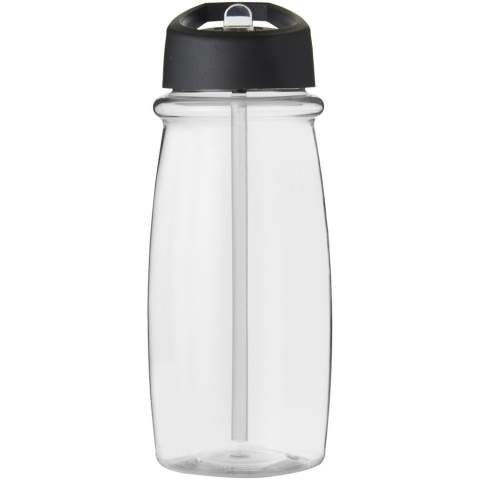 Single-walled sport bottle with a stylish curved shape. Bottle is made from recyclable PET material. Features a spill-proof lid with flip-top drinking spout. Both the bottle and lid are made in the UK. Volume capacity is 600 ml. Mix and match colours to create your perfect bottle. Packed in a recycled PE plastic bag. BPA-free.
