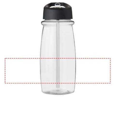 Single-walled sport bottle with a stylish curved shape. Bottle is made from recyclable PET material. Features a spill-proof lid with flip-top drinking spout. Both the bottle and lid are made in the UK. Volume capacity is 600 ml. Mix and match colours to create your perfect bottle. Packed in a recycled PE plastic bag. BPA-free.