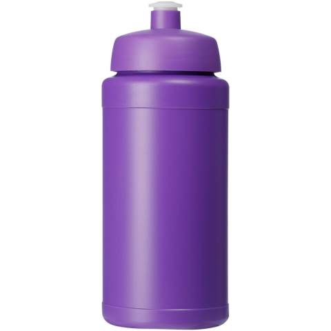 Bouteille de sport à simple paroi. Dispose d’un couvercle anti-déversement avec bec à système de pression-traction. Capacité de 500 ml. Couleurs à mélanger et assortir pour créer la bouteille parfaite. Contactez-nous pour plus d'options de couleurs. Fabriqué au Royaume-Uni. Sans BPA. Conforme à la norme EN12875-1. Lavable au lave-vaisselle.