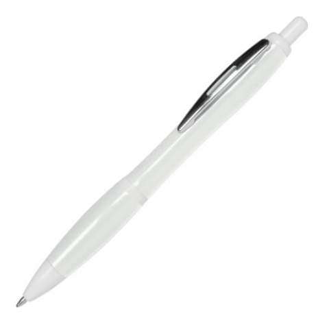 ABS pen with anti-bacterial barrel and a metal clip. The anti-bacterial treatment reduces bacteria from colonizing the pen. Certified by ISO 22196 norm.