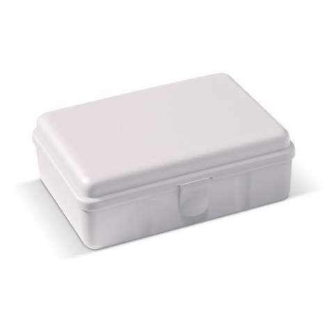 Toppoint design lunchbox with one single main compartment. Closes with a flexible clip. Made in Germany. Big imprint space. 