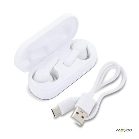 These ear with touch control are ideal for listening to music and making phone calls wherever you are. Remove them from the charging case and they are ready to use with your smartphone or device. The charging case has an ideal imprint area for any logo. A truly trendy gift.