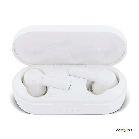 These ear with touch control are ideal for listening to music and making phone calls wherever you are. Remove them from the charging case and they are ready to use with your smartphone or device. The charging case has an ideal imprint area for any logo. A truly trendy gift.