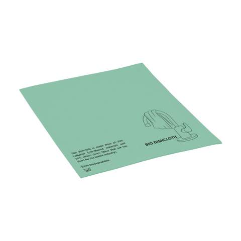 WoW! Dieses Bio-Spültuch besteht zu 70% aus Zellulose und zu 30% aus Baumwollabfällen. Zellulose ist das am häufigsten vorkommende organische Polymer auf der Erde und ein wesentlicher Bestandteil der Zellwände von Pflanzen und vielen Algenarten. Zellulose wird hauptsächlich für die Papierherstellung verwendet. Die Baumwollabfälle bestehen aus Baumwollfasern, die zu kurz sind, um in der Textilindustrie verwendet zu werden. Dieses Tuch ist ein perfekter Ersatz für das alltägliche Spültuch, das oft Plastik enthält. Das Bio-Spültuch ist bis 90 Grad waschbar und hunderte Male wiederverwendbar. Wenn das Spültuch ausgetauscht werden muss, kann es in der Biotonne entsorgt werden. Das Produkt ist biologisch abbaubar und löst sich innerhalb von 6 bis 8 Wochen vollständig auf. Made in Schweden.