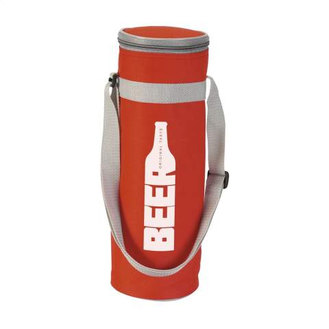 Sac isotherme en polyester 600D pour bouteille jusqu'à 1,5 l. Avec bandoulière réglable.