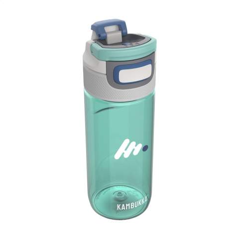 Water bottle made by Kambukka® • made from clear and odourless Tritan™ Renew - 50% certified recycled material • excellent quality • 3-in-1 lid with 2 drinking positions: just push to take a quick sip, or open it completely to drink just as comfortably as from a mug, without spilling • easy to clean thanks to Snapclean®: just pinch and pull to remove the inner dishwasher-safe mechanism • universal lid: also fits on other Kambukka® drinking bottles • wash the lid by hand • the body is dishwasher-safe - washing by hand is recommended to preserve the imprint • super handy grip • 100% leak proof • capacity 500 ml.     STOCK AVAILABILITY: Up to 1000 pcs accessible within 10 working days plus standard lead-time. Subject to availability.
