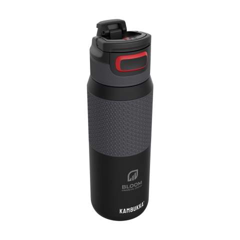 Bouteille d’eau de la marque Kambukka® en acier inoxydable 18/8 isolé sous vide • excellente qualité • sans BPA • maintient les boissons froides jusqu'à 21 heures • bouchon 3-en-1 avec 2 positions de boisson : appuyez brièvement dessus pour prendre une petite gorgée ou ouvrez-le complètement pour boire facilement et sans renverser, comme avec une tasse • facile à nettoyer grâce à Snapclean® : retirez le mécanisme intérieur allant au lave-vaisselle en une seule manipulation • bouchon universel : convient également aux autres bouteilles Kambukka® • le bouchon est passe au lave-vaisselle, la bouteille lavable à main • poignée de transport • grip en caoutchouc pratique • fond antidérapant • 100% étanche • capacité 750 ml. Le bouchon est conçu pour boire rapidement des boissons froides et ne convient donc pas pour boire des boissons chaudes ou tièdes. REMARQUE : jusqu'à 1000 articles disponibles sous 10 jours ouvrés hors marquage, à l exception des réservations.