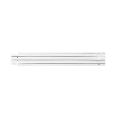 Folding ruler made from strong fibreglass, with a length of 2 metres. Calibrated according to European standards.