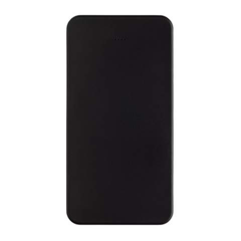 10.000 mAh powerbank with USB C input/output port and additional USB A port. The case is made from RCS certified recycled ABS plastic. RCS (Recycled Claim Standard) is a standard to verify the recycled content of a product throughout the whole supply chain. Total recycled content: 21 % based on total item weight. When fully charged the powerbank provides you with enough energy to re-charge your mobile phone up to four times. The powerbank contains a long lasting grade A 10.000 mAh lithium polymer battery. The power indicators will indicate the remaining energy level so you always know when to re-charge. Type-C Input 5V/2.4A; USB A: output 5V/2.4A, Type C output:5V/2A Item and accessories PVC free. Including RCS certified recycled TPE charging cable. Packed in FSC® mix packaging.<br /><br />PowerbankCapacity: 10000<br />PVC free: true