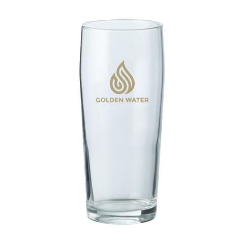 Narrow, tall beer glass. A popular glass which is widely used in the hospitality industry and associations. Capacity 180 ml. Made in Europe.