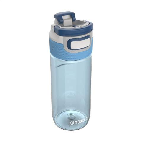 Waterfles van het merk Kambukka® • van helder en geurloos Tritan™ Renew - 50% gecertificeerd gerecycled materiaal • excellente kwaliteit • 3-in-1 dop met 2 drinkposities: even drukken en snel een slok nemen of volledig openen om, zonder knoeien, net zo comfortabel te drinken als uit een mok • gemakkelijk te reinigen dankzij Snapclean®: met één handeling verwijder je het binnenste vaatwasserbestendige mechanisme • universele dop: past ook op andere Kambukka® drinkflessen • het deksel met de hand afwassen • de fles is vaatwasserbestendig - voor behoud van de opdruk wordt met de hand afwassen aanbevolen • superhandige grip • 100% lekvrij • inhoud 500 ml.     VOORRAAD INFORMATIE: Tot 1.000 stuks beschikbaar binnen 10 werkdagen. Uitzonderingen voorbehouden.