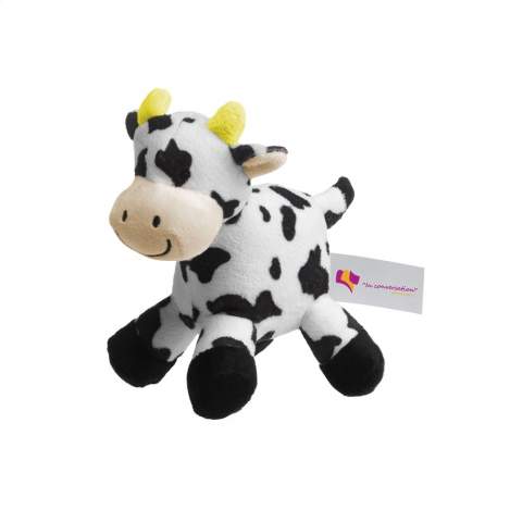 Super-soft plush happy cow.
