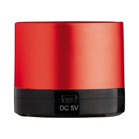 Draadloze speaker inclusief AUX-functie. Een leuke en eenvoudige manier om muziek af te spelen.