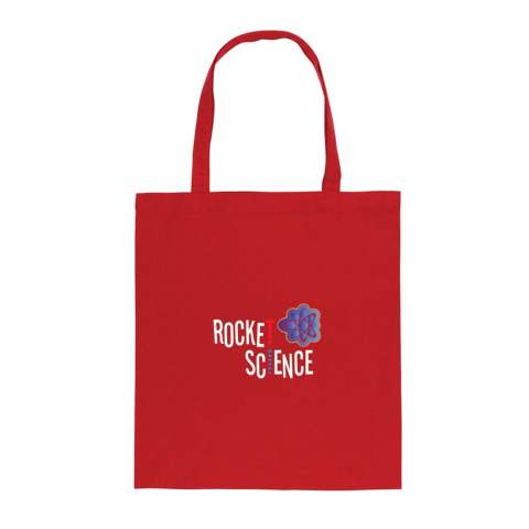 Eine wahre Geschichte über Nachhaltigkeit! Diese vielseitige 145gr recycelte Baumwolltasche wurde mit AWARE™ Tracer hergestellt. Mit AWARE™ wird die Verwendung von echten recycelten Gewebematerialien ( 70% rCotton und 30% rPET) sowie die Angaben zur Wasserreduzierung durch disruptive physische Tracer und Blockchain-Technologie garantiert. Sparen Sie Wasser und verwenden Sie echte recycelte Stoffe. Mit dieser Tasche sparen Sie bereits 465 Liter Wasser. Weiterhin werden 2% des Erlöses jedes verkauften Impact-Produkts an Water.org gespendet. Die Wassereinsparungen basieren auf Zahlen im Vergleich zu herkömmlichen Fasern. Diese berechnete Angabe basiert auf zuverlässigen Ökobilanzdaten, die von Textile Exchange in ihren Material Snapshots 2016 veröffentlicht wurden.<br /><br />PVC free: true