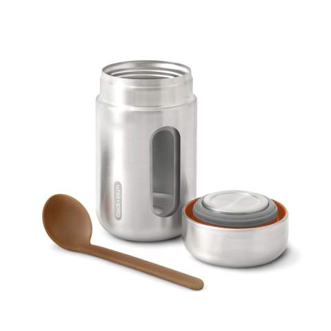 We hebben onze best verkopende Food Flask vernieuwd door een roestvrijstalen onderkant aan het deksel toe te voegen, wat betekent dat voedsel geen contact meer heeft met plastic. De opscheplepel bevat nu duurzaam geproduceerde houtvezels en het product wordt nu verpakt in een geschenkverpakking. De flask is vacuüm afgesloten om voedsel tot wel 6 uur warm te houden en tot 8 uur koud.<br /><br />HoursHot: 6<br />HoursCold: 8