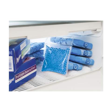 Reusable, flexible and transparent pad filled with temperature-controlled gel pearls. This product can be warmed for a relaxing experience or cooled to refresh and revitalise. Includes instruction manual.