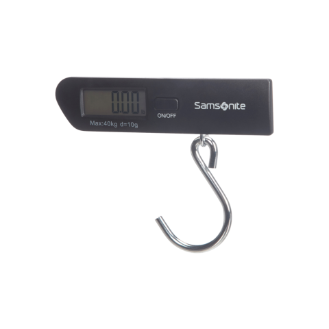 Ga goed voorbereid op reis en weeg je koffer voor het inchecken met deze digitale bagageweegschaal van Samsonite. Eventueel te personaliseren met logo of initialen.