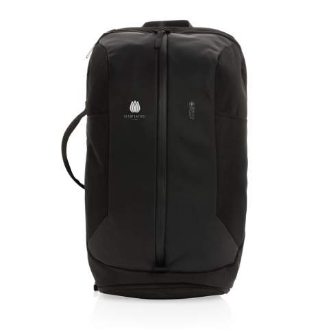This Swiss Peak Aware™ work/gym backpack is a hybrid backpack designed for the gym and office. It features separate compartments for your gym gear and smart organisation for all your work essentials such as a 15.6 inch laptop compartment. Go from the gym to the office and never look out of place. With AWARE™ tracer that validates the genuine use of recycled materials. Each bag has reused 31.1 0.5L PET bottles. 2% of proceeds of each Impact product sold will be donated to Water.org. PVC free.<br /><br />FitsLaptopTabletSizeInches: 15.6<br />PVC free: true