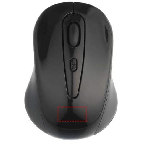Ergonomic wireless mouse with USB RF receiver, which is stored on the bottom of the item and DPI function. The DPI button makes it possible to change the sensitivity of your mouse to 3 different levels which is convenient during gaming. Requires 2x AAA batteries (not included). Compatible with Windows and Mac operating system.