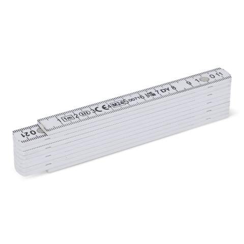 Règle pliable calibrée d'une longueur totale de 1m. Idéale pour effectuer des mesures précises, elle se plie proprement pour faciliter son rangement et son transport. Durable et pratique pour un usage quotidien.