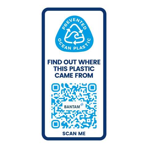 Enkelwandige waterfles met ergonomisch design. De fles is gemaakt van Prevented Ocean Plastic. Het plastic wordt verzameld binnen een straal van 50 km vanuit de kustlijn of grote wateren die uitkomen in de oceaan. Dit wordt vervolgens gesorteerd en omgezet in hoogwaardig, voedselveilig gerecycled plastic. Voorzien van een veilige schroefdop, verkrijgbaar in meerdere kleuren. Inhoud is 650 ml. Gemaakt in de UK. Verpakt in een thuiscomposteerbare polybag. Mix en match kleuren om je perfecte fles te maken. Door de aard van het gerecycleerde materiaal kunnen er wat kleine vlekjes op de body van de fles zitten.