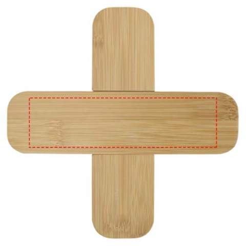 The Croc large bamboo trivet offers a practical and stylish way to protect countertops and tables from hot pots and dishes. Its natural design adds a touch of elegance, while ensuring surfaces stay safe and scratch-free. Trivet diameter: 15.3 cm.