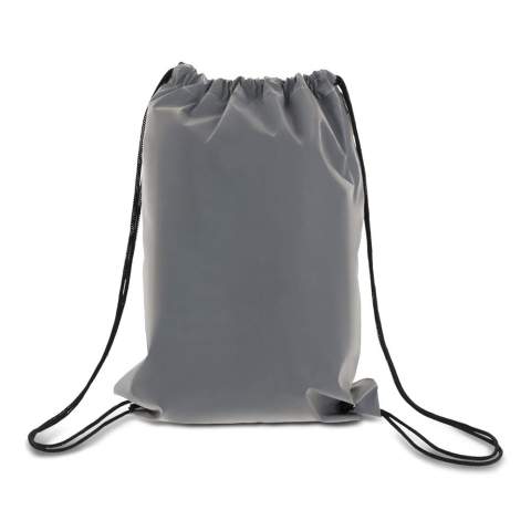 Ce sac à cordon réfléchissant est parfait pour transporter vos affaires. Le cordon de serrage vous permet de fermer le sac et de le porter sur votre dos. Le sac est également pratique à emporter lorsque vous sortez lorsqu'il fait sombre.