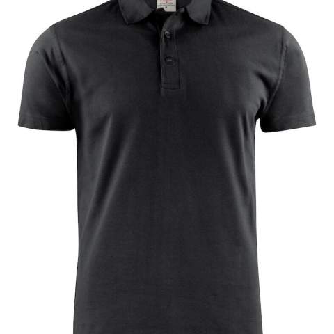 Lichtere polo piqué in een moderne pasvorm en gladgebreide kraag en manchetten . Neklint, zijsplitjes en drieknoopsluiting. Oeko-Tex 100 gecertificeerd.