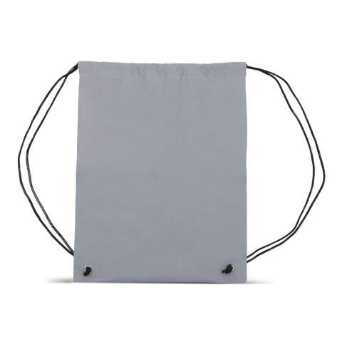 Ce sac à cordon réfléchissant est parfait pour transporter vos affaires. Le cordon de serrage vous permet de fermer le sac et de le porter sur votre dos. Le sac est également pratique à emporter lorsque vous sortez lorsqu'il fait sombre.