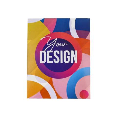 Cardboard envelope with custom-made full color printing suitable for Xoopar Buddy LT41000. 