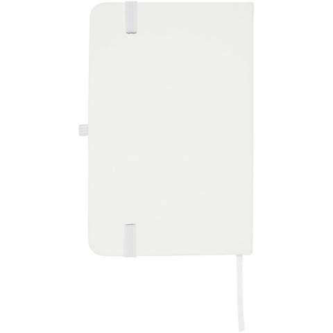Das Spectrum Plus A6 Hardcover Notizbuch mit abgerundeten Ecken ist nicht nur ein unentbehrlicher Begleiter im Büro, sondern auch ein hervorragender Weg, um für Ihre Marke zu werben. Das Notizbuch aus Karton mit weichem Einband und 80 linierten, cremefarbenen Seiten (70 g/m²) eignet sich ideal für schnelle Ideen oder längere Notizen. Das Notizbuch ist mit Stiftschlaufe, elastischem Verschluss, Lesebändchen und erweiterbarer Tasche ausgestattet.
