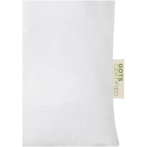 Sustainable tote bag with a large open main compartment providing plenty of space to carry around all of the essentials. The 32 cm long handles makes it comfortable and easy to carry around wherever you go. This tote bag is made in India with 100 g/m² organic cotton and is OEKO-Tex certified. Resistance up to 5 kg weight.