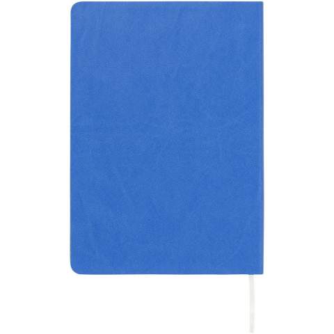 Soft feel flexible covered notebook available in five colours. Features a useful pocket on the inside back cover. Contains 80 sheets (100g/m2) cream lined paper.