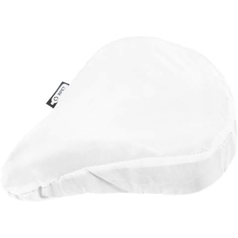 Housse pour selle de vélo réutilisable et légère, fabriquée en PET recyclé, avec une bande élastique pour s'adapter à la plupart des selles de vélo.La housse protège la selle de la saleté et de l'humidité (elle n'est pas étanche à 100 %).