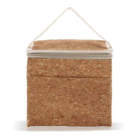 Kühltasche Kork quadratisch 22x18x18cm Diese quadratische Kühltasche aus Korkmaterial ist ideal, um Ihre Sachen kühl zu halten. Mit Tragegriff.