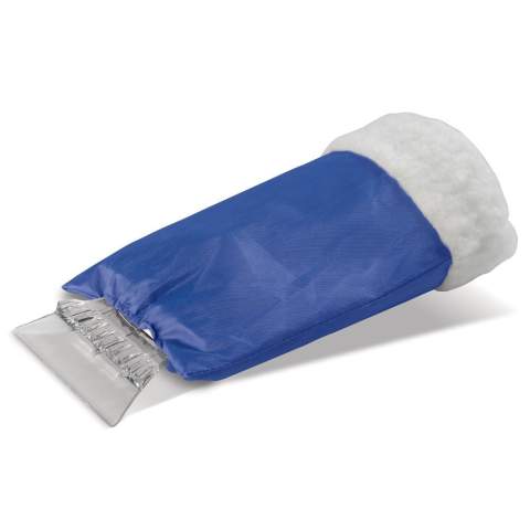 Icescraper with warm glove. More printing possiblities on glove and/or scraper.