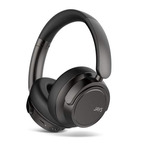 Enrich your audio experience with these comfortable q-Nine headphones from Swedish brand JAYS. With a perfect fit, a beautiful minimalist design and more than just wireless, these headphones are your gateway to a world of high-quality sound and convenience. Via Bluetooth 5.0, the q-Nine offers you a wireless connection, putting you in control of your audio anytime, anywhere. Effortlessly manage your calls, adjust the volume and change tracks with a simple touch. Shut out the chaos of the world with active noise-cancelling technology (ANC), so you can focus on what really matters - your music. A single charge gives you 40 hours of uninterrupted music. The q-Nine has an exceptional microphone setup that makes your conversations as clear as your music. The ENC technology, ensures that background noise is kept at bay. With advanced technology and a streamlined design, these headphones redefine your sound experience. 
